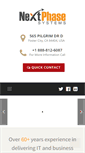 Mobile Screenshot of nextphasesystems.com